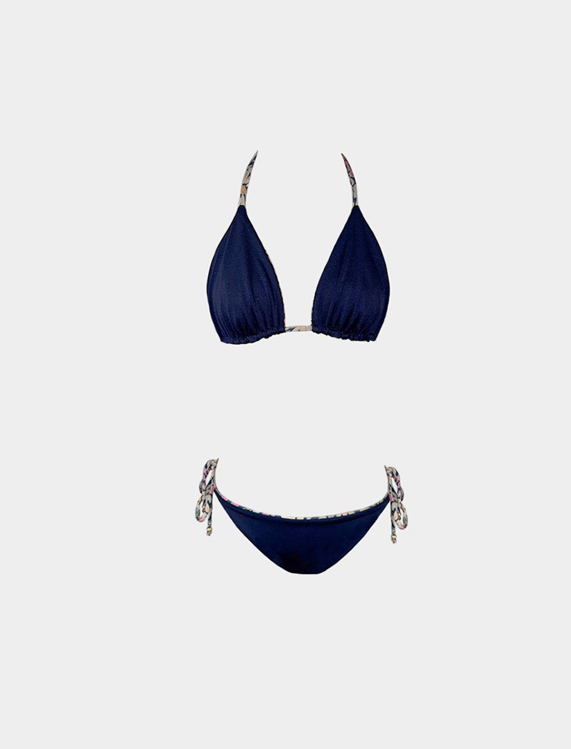 TRIANGLE FRESH BLUE FLORAL