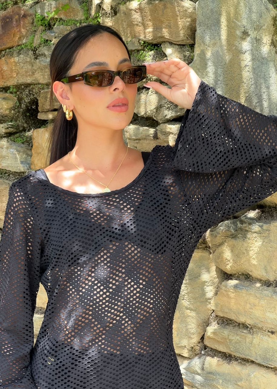BLACK SHORT DRESS