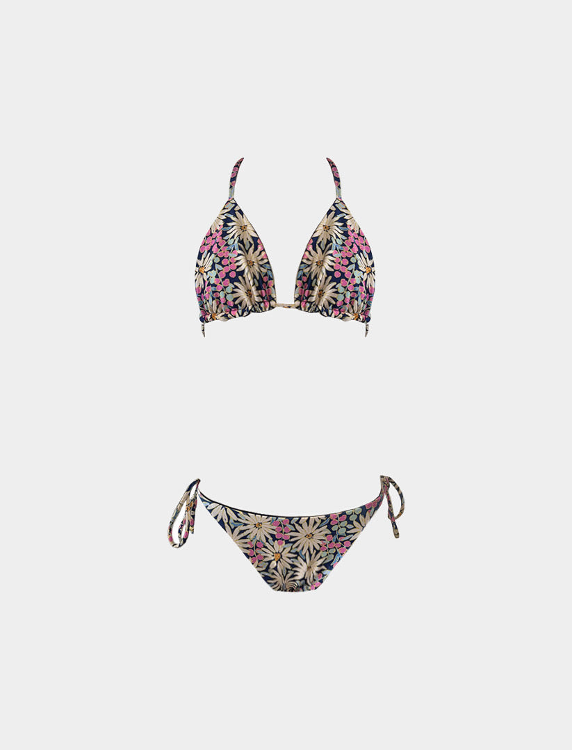 TRIANGLE FRESH BLUE FLORAL