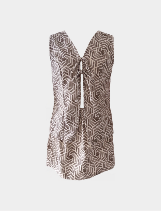 GEOMETRIC VEST SET