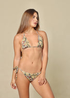 TRIANGLE FRESH GREEN FLORAL