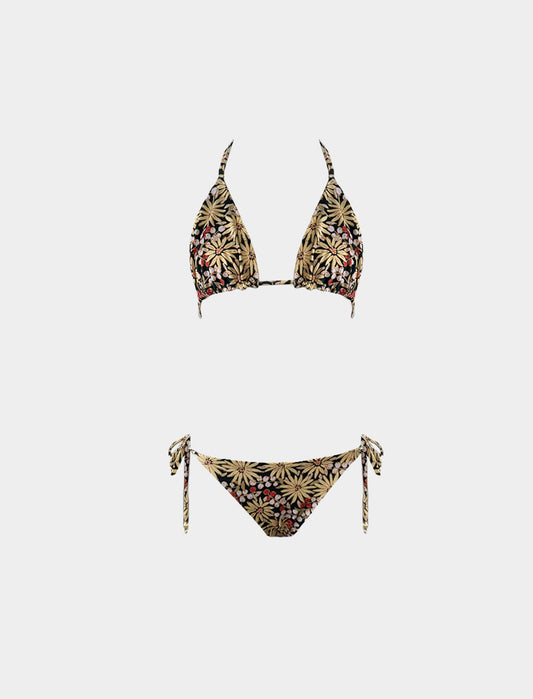 TRIANGLE FRESH GREEN FLORAL