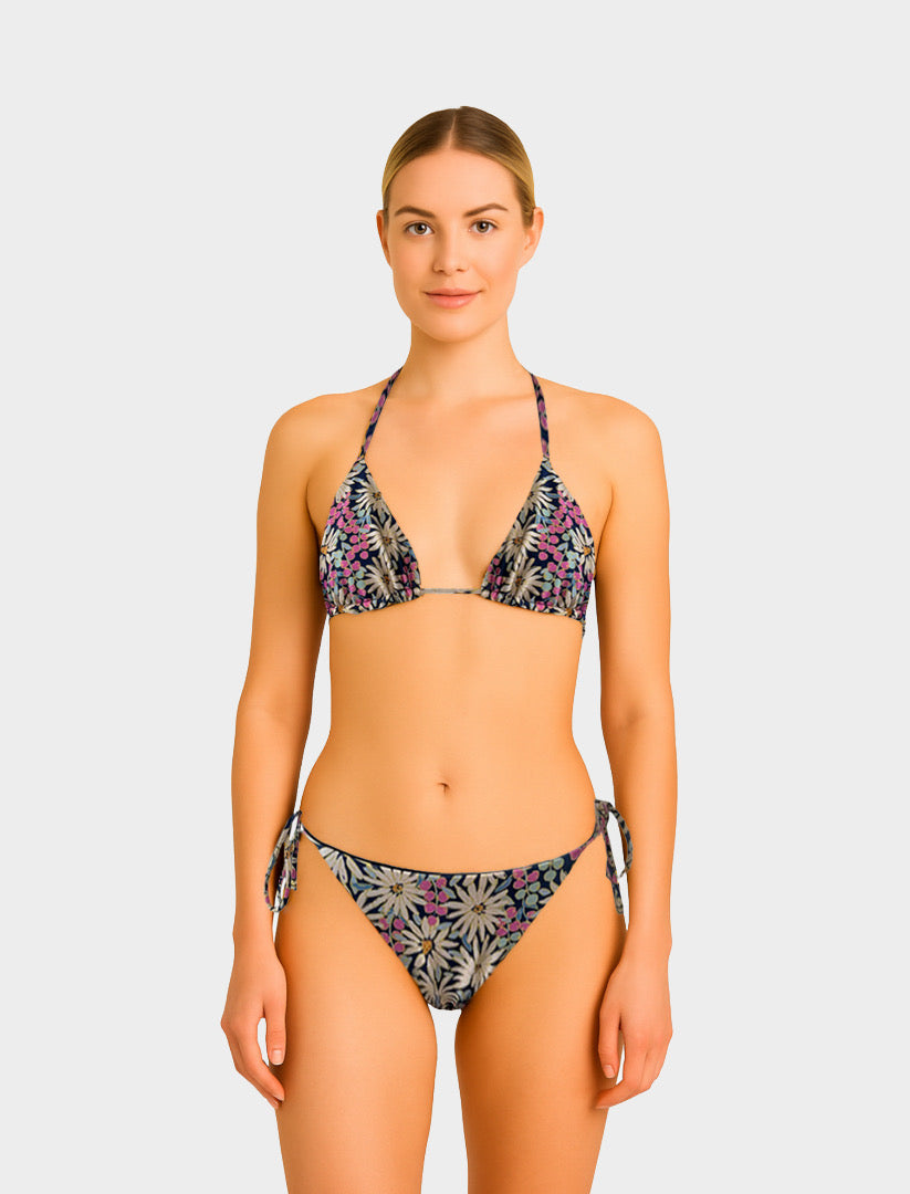 TRIANGLE FRESH BLUE FLORAL