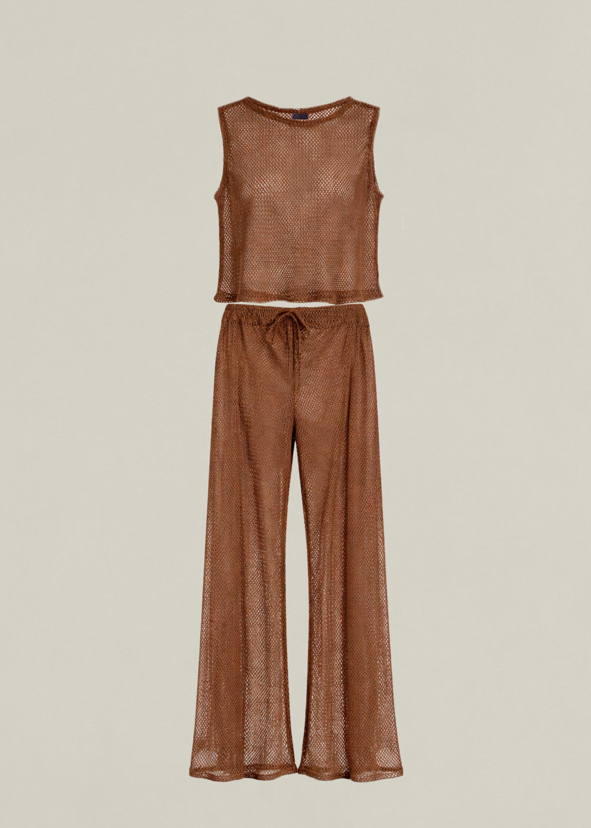 COCOA OPEN KNIT SET