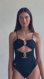 BLACK TRIKINI GOLD
